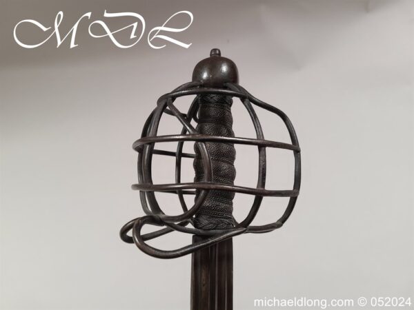 Scottish Basket Cage Hilt 18th Century Sword - Image 3