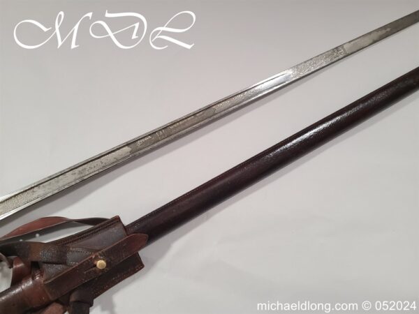 British Edward 8th 60th Rifles Officers Sword - Image 37