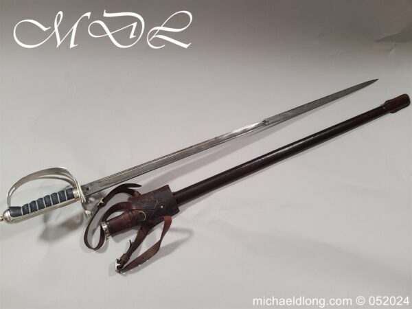 British Edward 8th 60th Rifles Officers Sword - Image 35