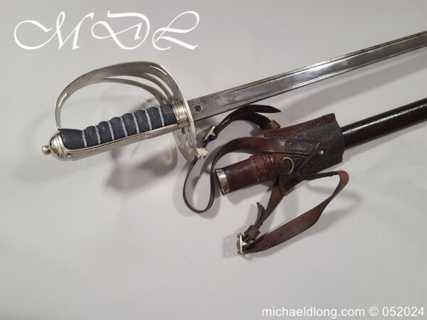 British Edward 8th 60th Rifles Officers Sword - Image 34