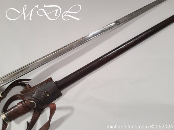 British Edward 8th 60th Rifles Officers Sword - Image 33