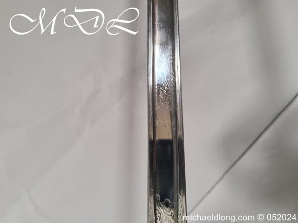 British Edward 8th 60th Rifles Officers Sword - Image 18