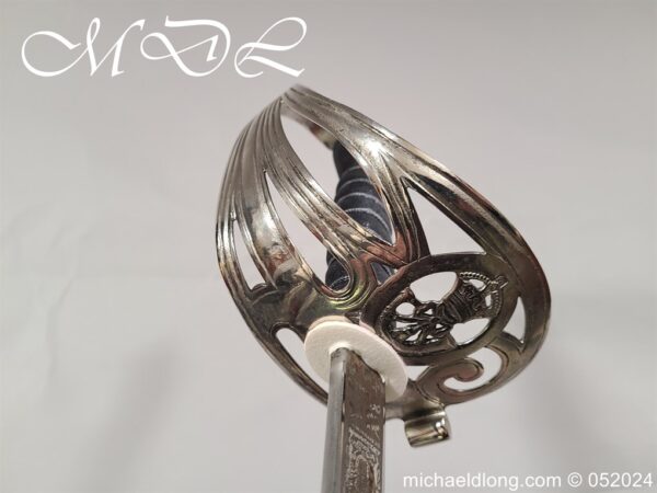 British Edward 8th 60th Rifles Officers Sword - Image 11