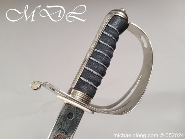 British Edward 8th 60th Rifles Officers Sword - Image 9