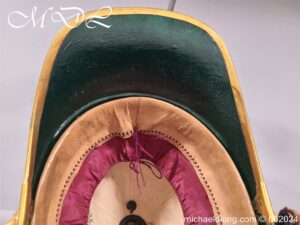 Ayrshire Yeomanry Officers Blue Cloth Helmet