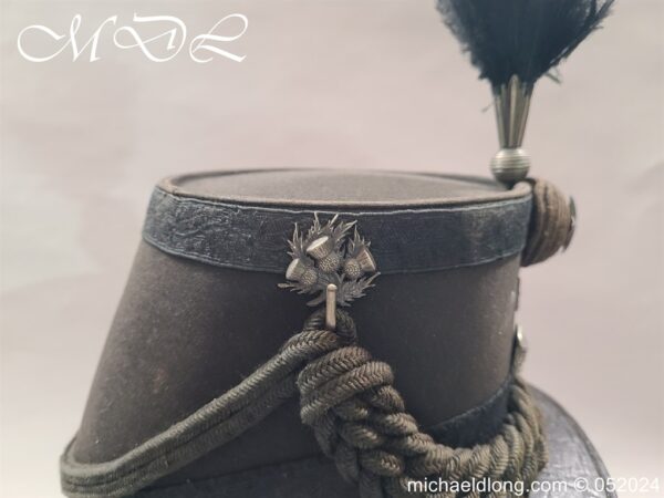 Victorian Cameronians  Officers Shako - Image 12