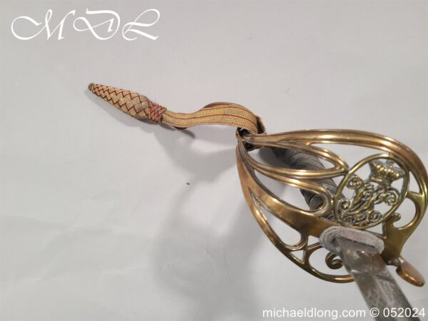 Victorian Argyll and Sutherland Highlanders Presentation Sword - Image 5