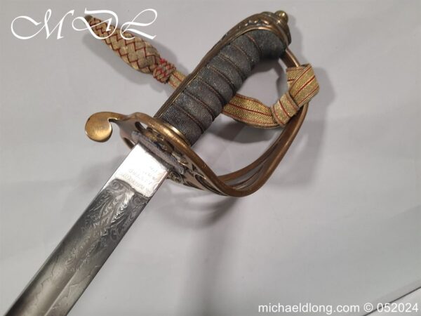 Victorian Argyll and Sutherland Highlanders Presentation Sword - Image 4