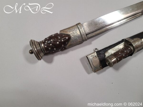 Scottish 18th Century Silver Mounted Dirk - Image 2