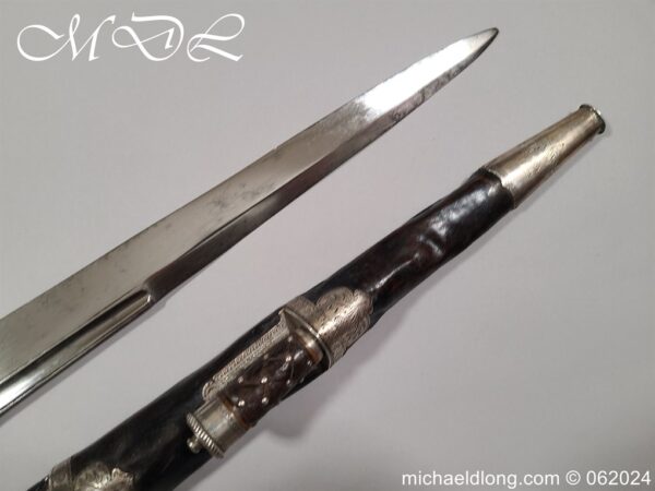 Scottish 18th Century Silver Mounted Dirk - Image 30