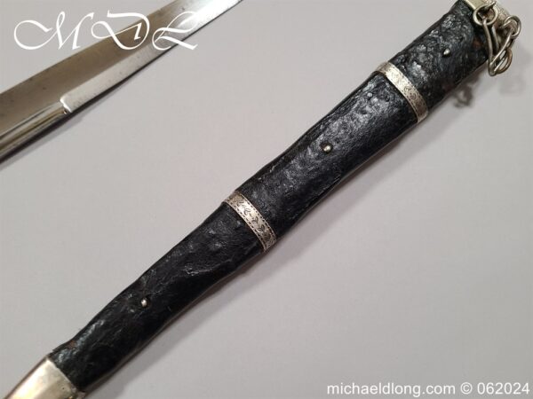 Scottish 18th Century Silver Mounted Dirk - Image 21