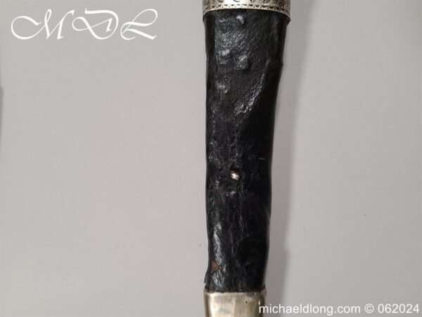 Scottish 18th Century Silver Mounted Dirk - Image 18