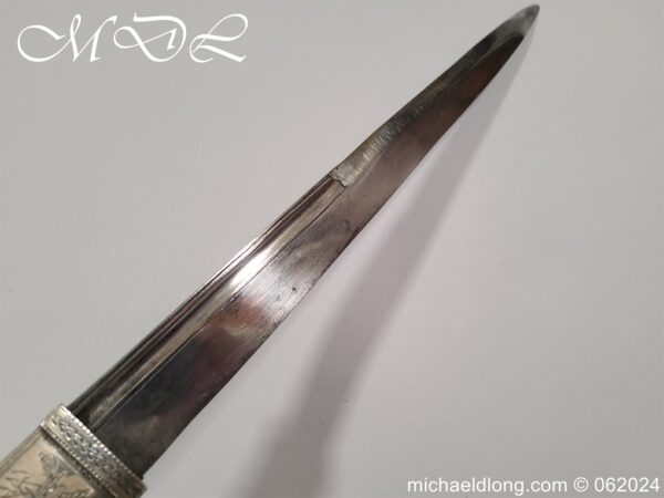 Scottish 18th Century Silver Mounted Dirk - Image 17