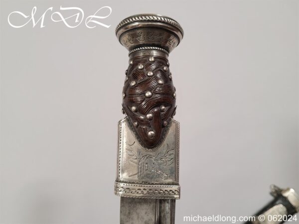 Scottish 18th Century Silver Mounted Dirk - Image 12