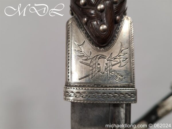 Scottish 18th Century Silver Mounted Dirk - Image 9
