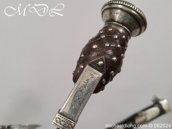 Scottish 18th Century Silver Mounted Dirk - Image 8