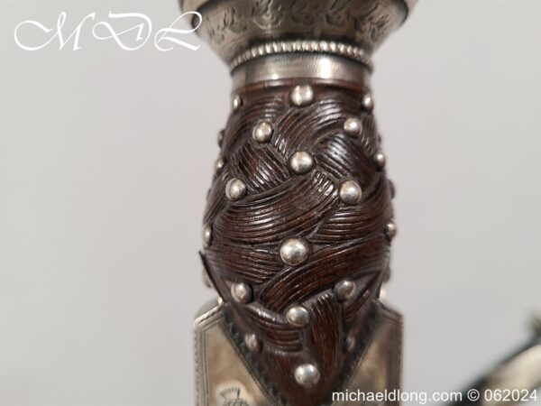 Scottish 18th Century Silver Mounted Dirk - Image 5