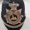 Victorian South Lancashire Regiment 1st Volunteers Blue Cloth Helmet