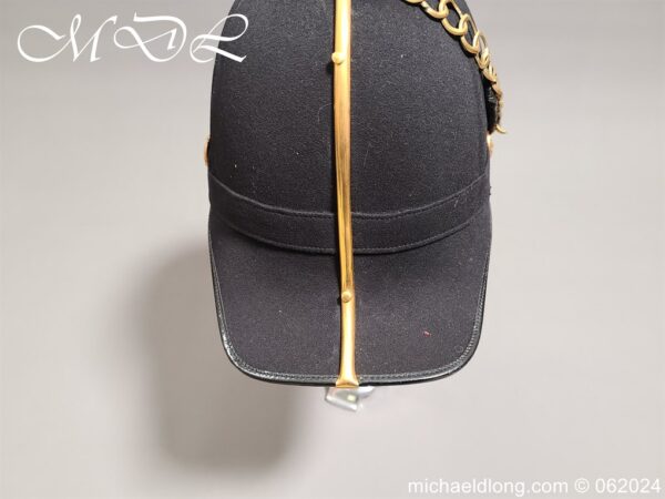 Edwardian officers East Lancashire Regiment Blue Cloth Helmet - Image 10