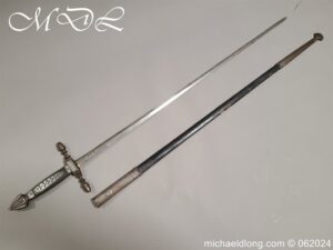 Papal Chamberlains Sword and Scabbard