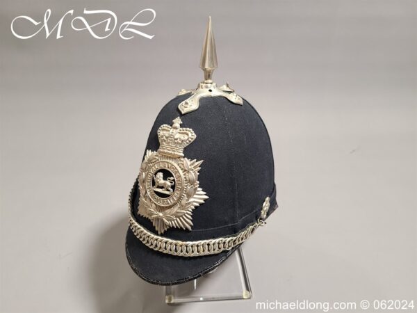 Victorian Royal Lancaster Blue Cloth Helmet - Image 7