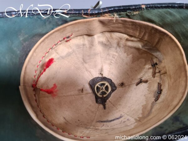 Victorian Royal Lancaster Blue Cloth Helmet - Image 5