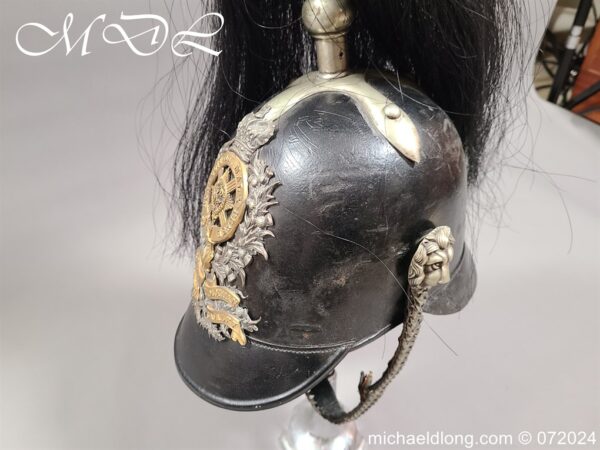 Royal Midlothian Yeomanry Officers Cavalry Helmet - Image 9