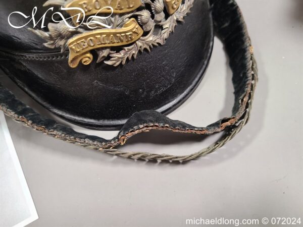 Royal Midlothian Yeomanry Officers Cavalry Helmet - Image 4