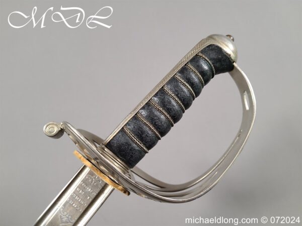 Grenadier Guards Sword WW1 named to AHO Lloyd - Image 6