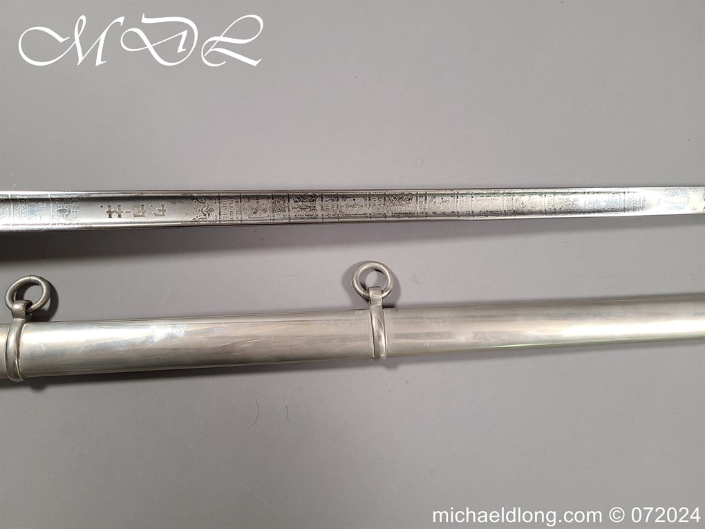 Scots Guards Sword Named to Major Lord Hesketh WW2 - Image 31