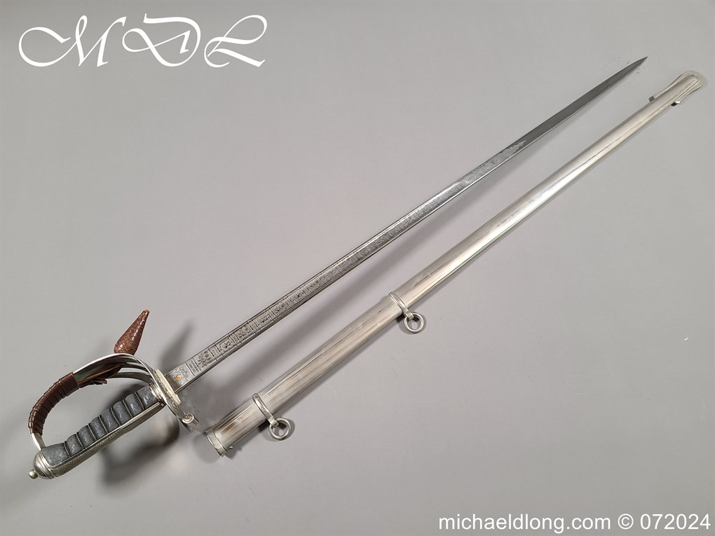 Scots Guards Sword Named to Major Lord Hesketh WW2 - Image 29