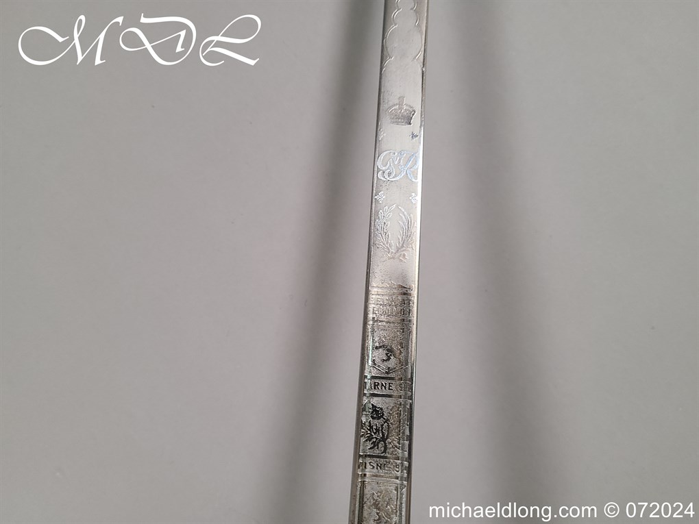 Scots Guards Sword Named to Major Lord Hesketh WW2 - Image 17