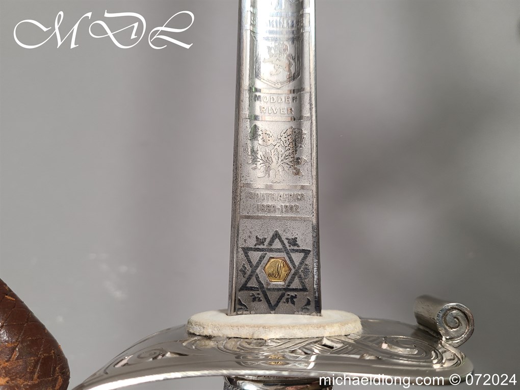 Scots Guards Sword Named to Major Lord Hesketh WW2 - Image 15