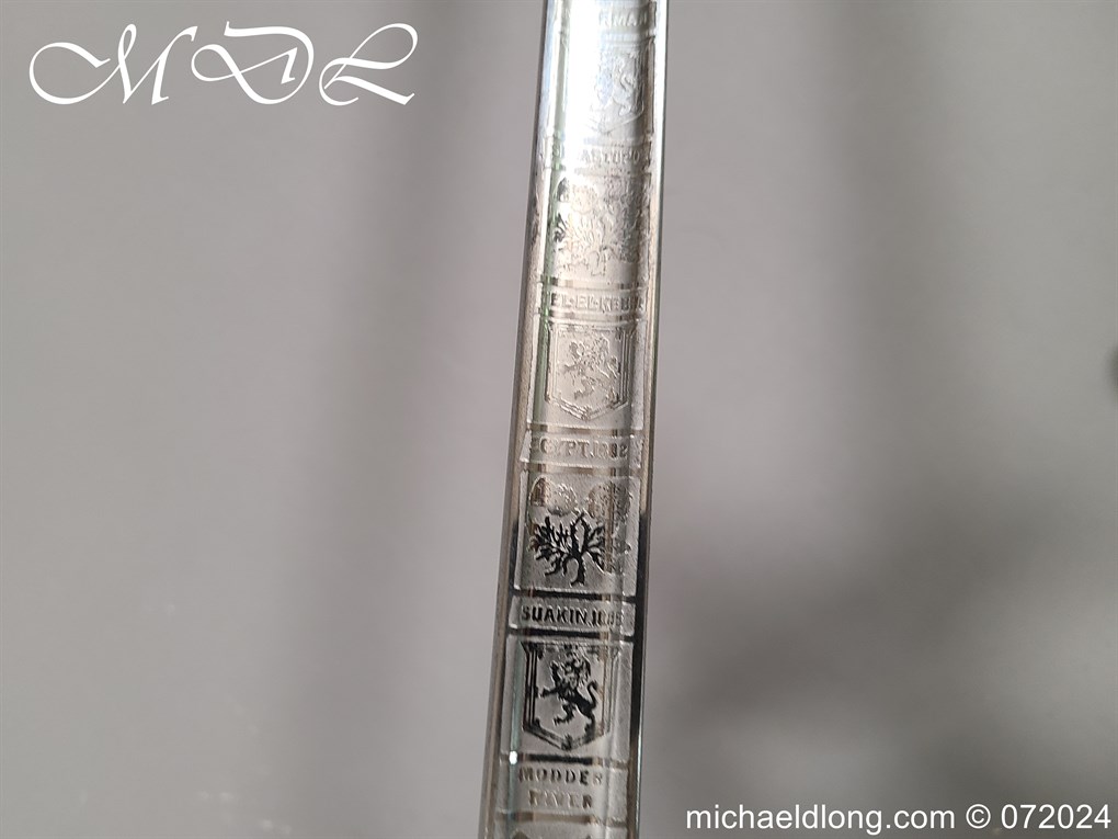 Scots Guards Sword Named to Major Lord Hesketh WW2 - Image 14