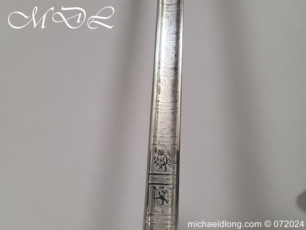 Scots Guards Sword Named to Major Lord Hesketh WW2 - Image 13