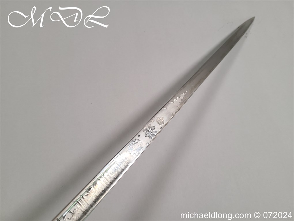 Scots Guards Sword Named to Major Lord Hesketh WW2 - Image 10