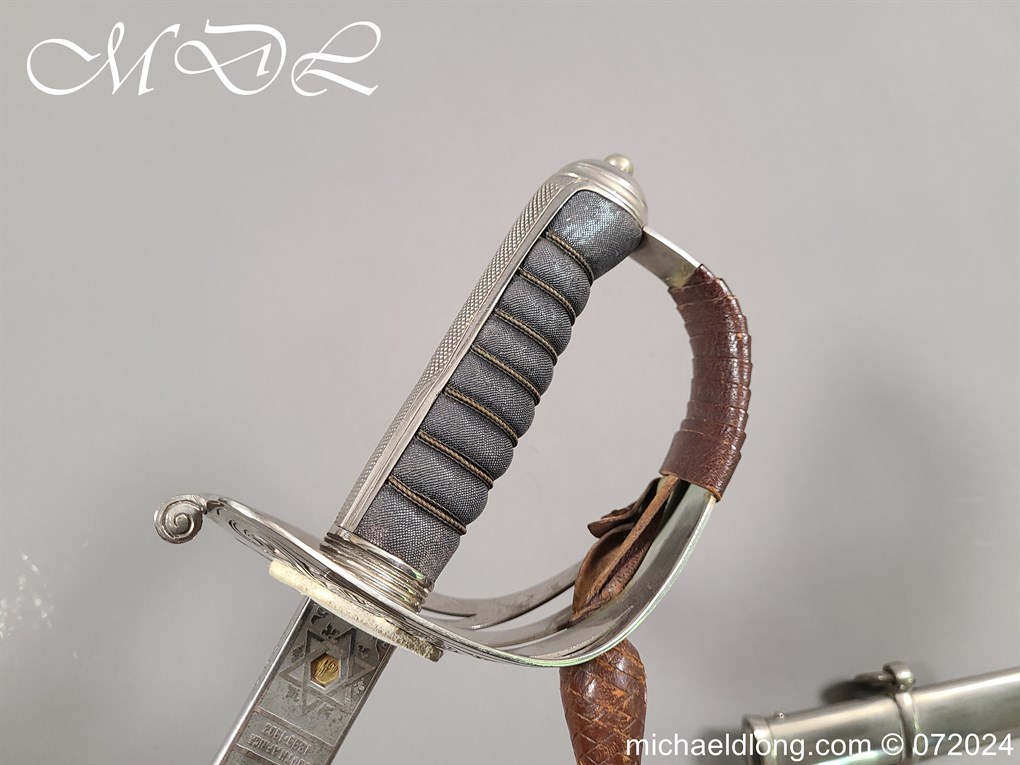 Scots Guards Sword Named to Major Lord Hesketh WW2 - Image 7