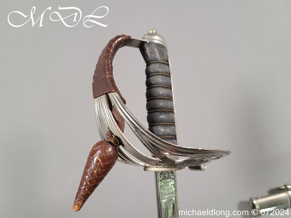 Scots Guards Sword Named to Major Lord Hesketh WW2 - Image 5