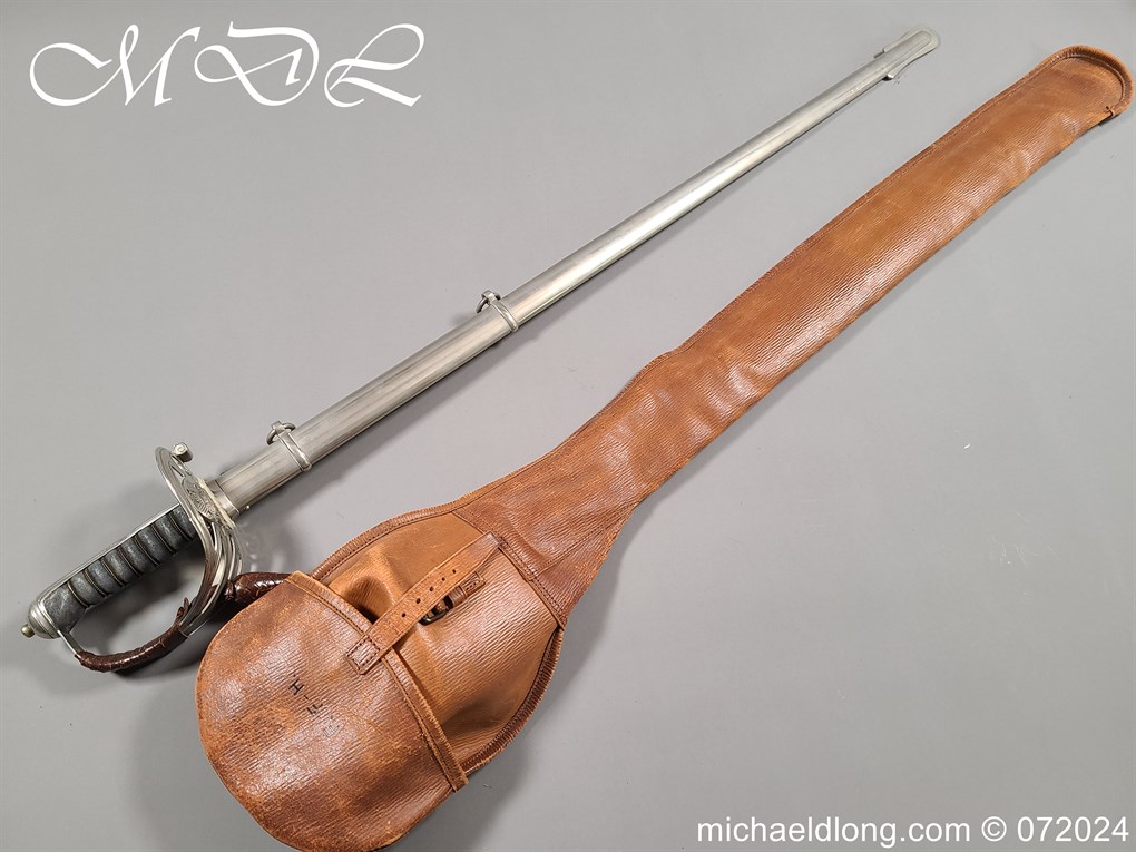 Scots Guards Sword Named to Major Lord Hesketh WW2