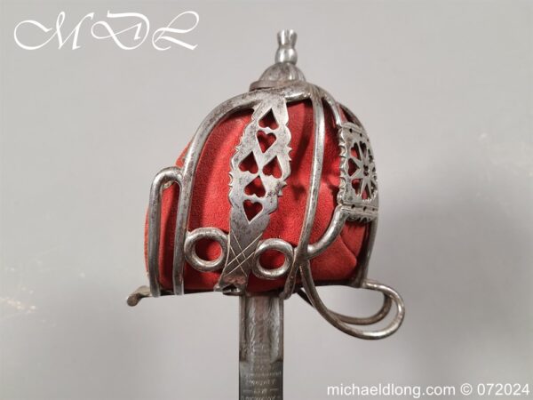 Victorian 73rd Regiment and The Blackwatch Basket Hilt Sword - Image 9
