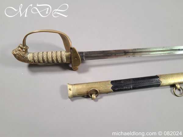 Royal Naval Reserve WW1 Officers Sword - Image 28