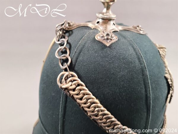 Victorian 1st Fifeshire Officers Home Service Helmet - Image 17