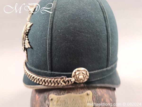 Victorian 1st Fifeshire Officers Home Service Helmet - Image 10