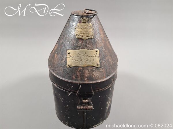 Victorian 1st Fifeshire Officers Home Service Helmet - Image 8