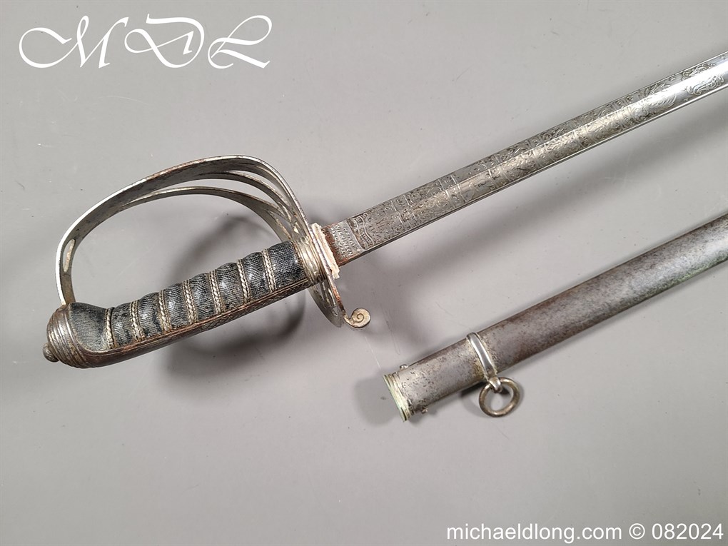 Victorian Scots Fusiliers Guards Levee Sword – Hon G Vernon - Image 26