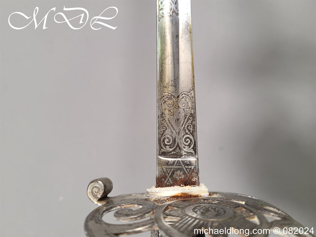 Victorian Scots Fusiliers Guards Levee Sword – Hon G Vernon - Image 20
