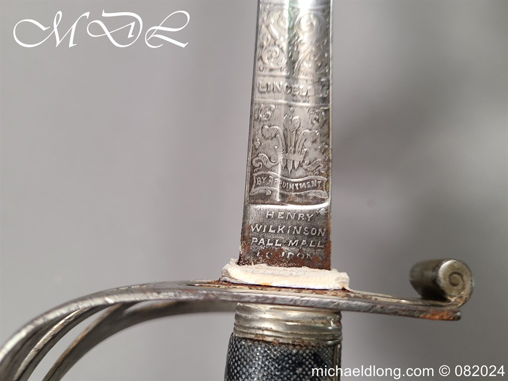 Victorian Scots Fusiliers Guards Levee Sword – Hon G Vernon - Image 14