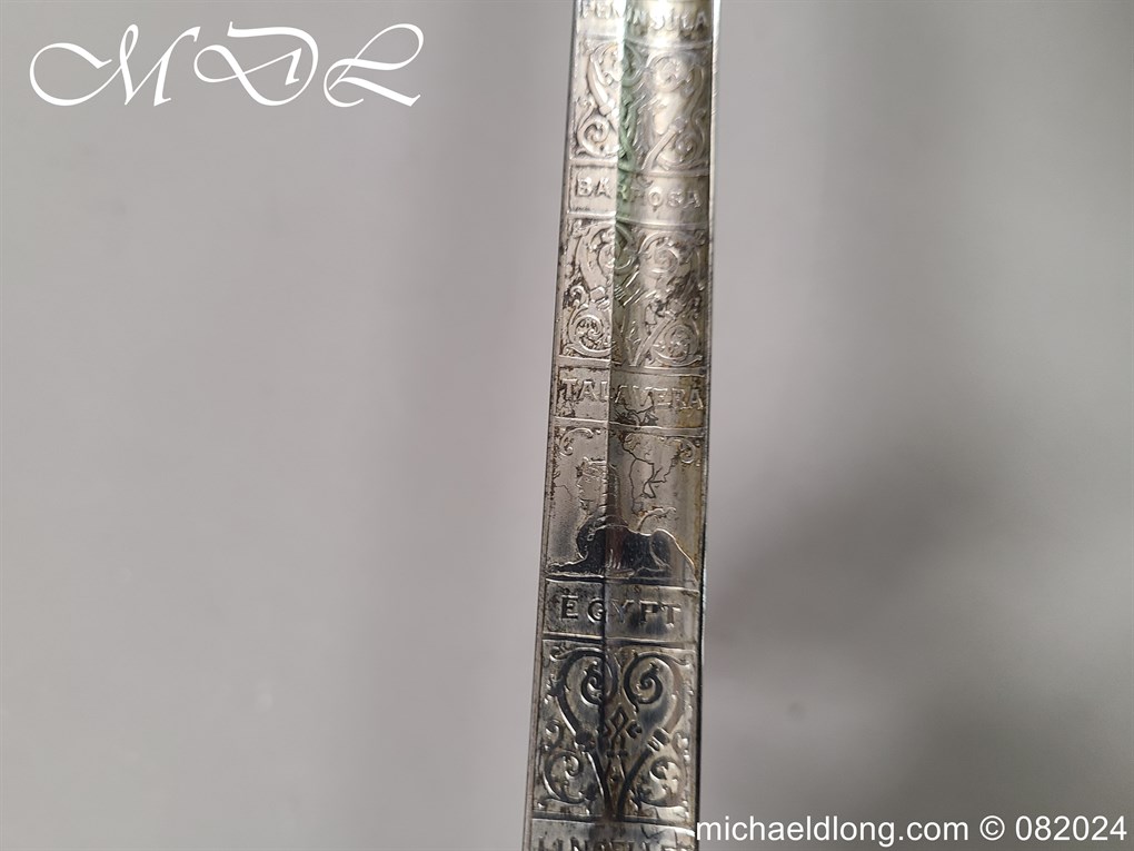 Victorian Scots Fusiliers Guards Levee Sword – Hon G Vernon - Image 13