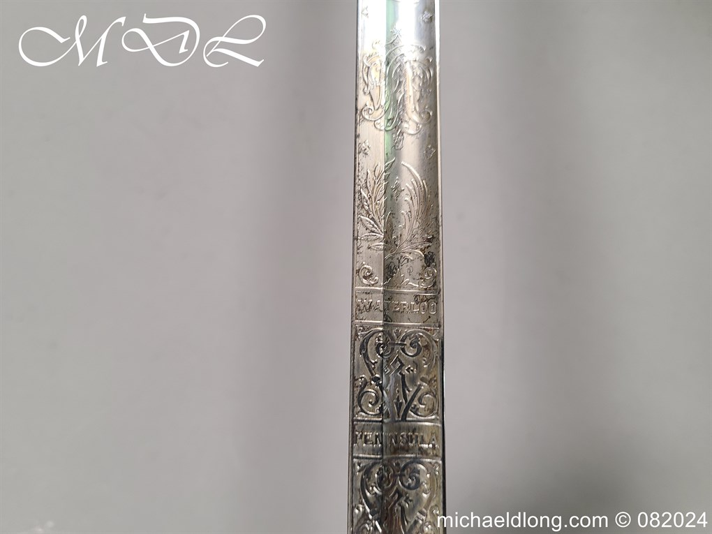 Victorian Scots Fusiliers Guards Levee Sword – Hon G Vernon - Image 12