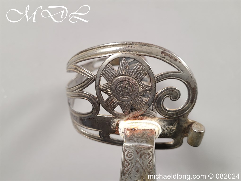 Victorian Scots Fusiliers Guards Levee Sword – Hon G Vernon - Image 9